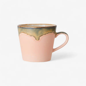 HKLiving 70s ceramics: Cappuccino Mug - Blossom