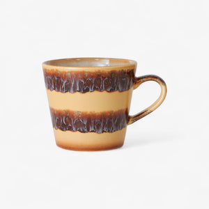 HKLiving 70s ceramics: Cappuccino Mug - Cliffs