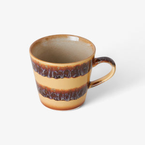 HKLiving 70s ceramics: Cappuccino Mug - Cliffs