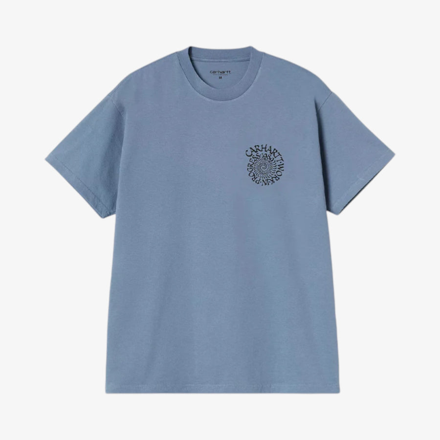 Carhartt Short Sleeve Spirals T-Shirt - Gentle Blue