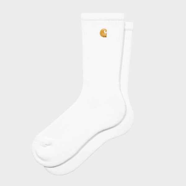 Carhartt Chase Socks - White/Gold