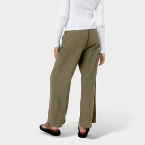 Rhythm Women's Classic Draw String Pant - Olive