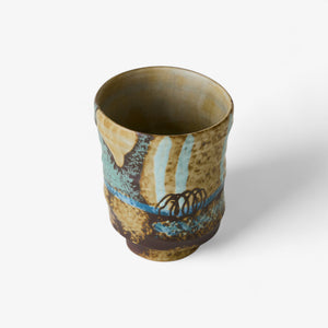 HKLiving Artist ceramics: coffee mug - Scratched