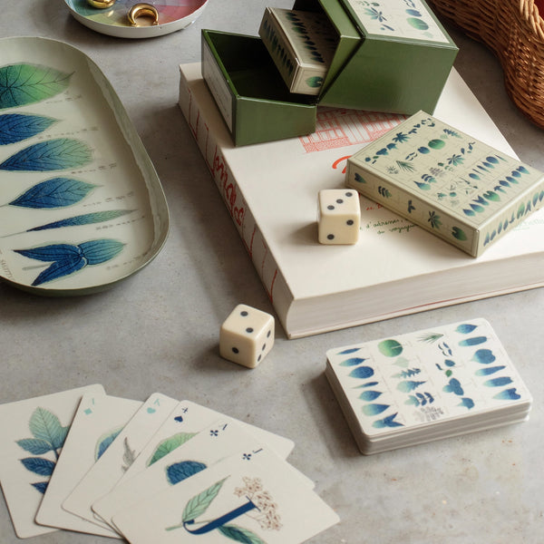 Roomytown Playing Cards - Set of Two Decks - Shapes of Leaves