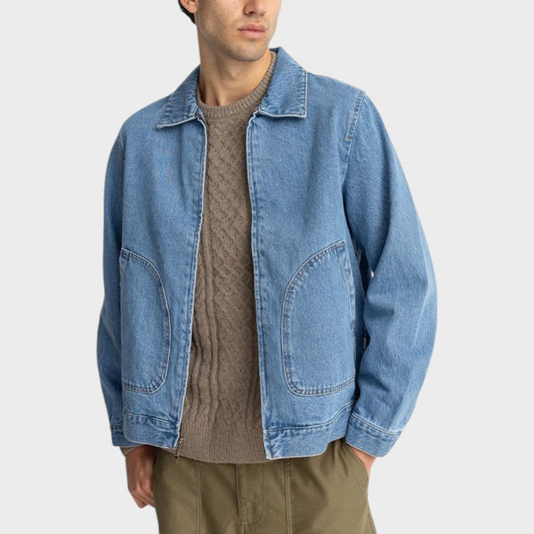 Rhythm Men's Denim Utility Jacket - Indio