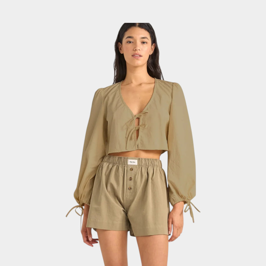 Rhythm Women's Desi Blouson Top - Sage