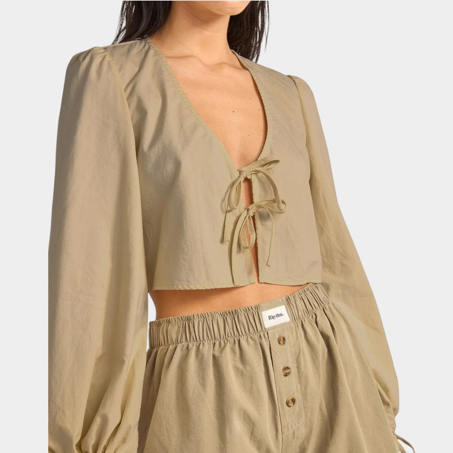 Rhythm Women's Desi Blouson Top - Sage