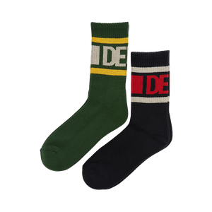 Deus Ex Machina Based Socks - Black/Green