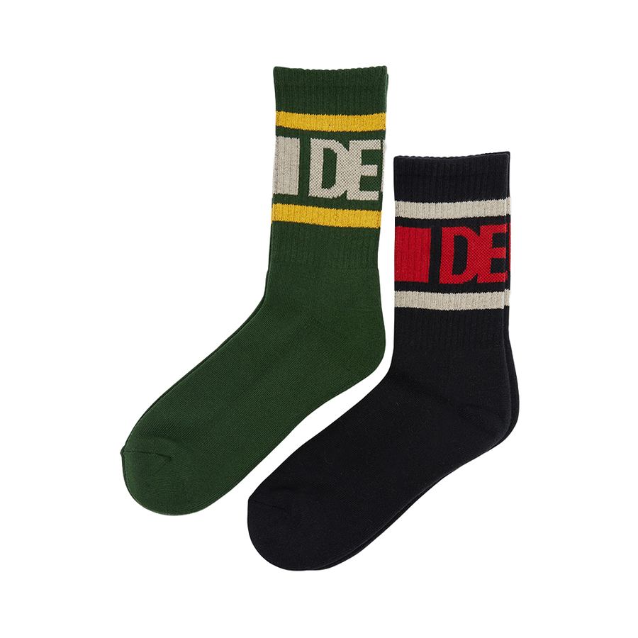 Deus Ex Machina Based Socks - Black/Green