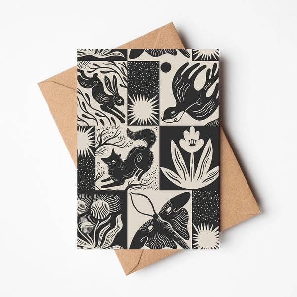 Lauren Marina 'Countryside' Greeting Card