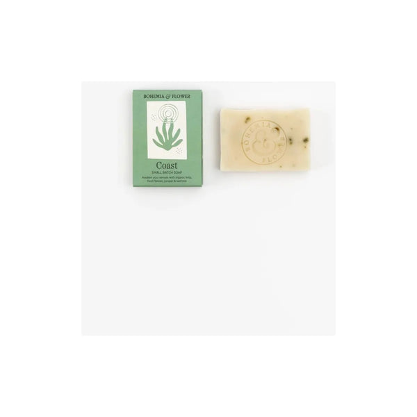 Bohemia & Flower Coast Bar Soap - Organic Seaweed & Tea Tree