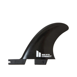 FCS II Connect Glass Flex (GF) Side Byte Surfboard Fins (Side Bites) - Black