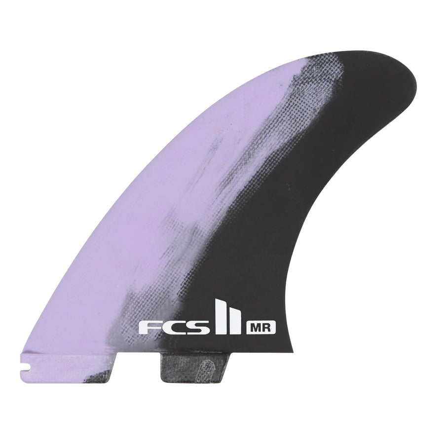 FCS II MR Twin + Stabiliser Surfboard Fins - Performance Core - Lavender / Black