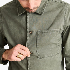 Rhythm Field Guide Long Sleeve Shirt - Stone