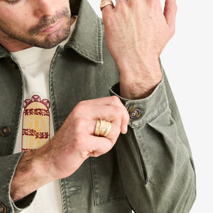 Rhythm Field Guide Long Sleeve Shirt - Stone