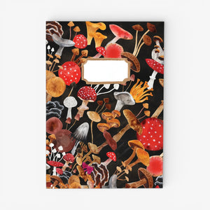 Bison Bindary - Fungi A5 Recycled Notebook