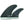 Load image into Gallery viewer, Futures Blackstix Twin Fin + 1 Pivot Template Surfboard Fins - Frost
