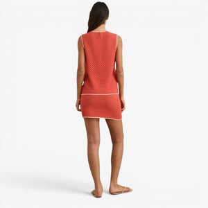 Rhythm Gigi Knit Mini Skirt - Red