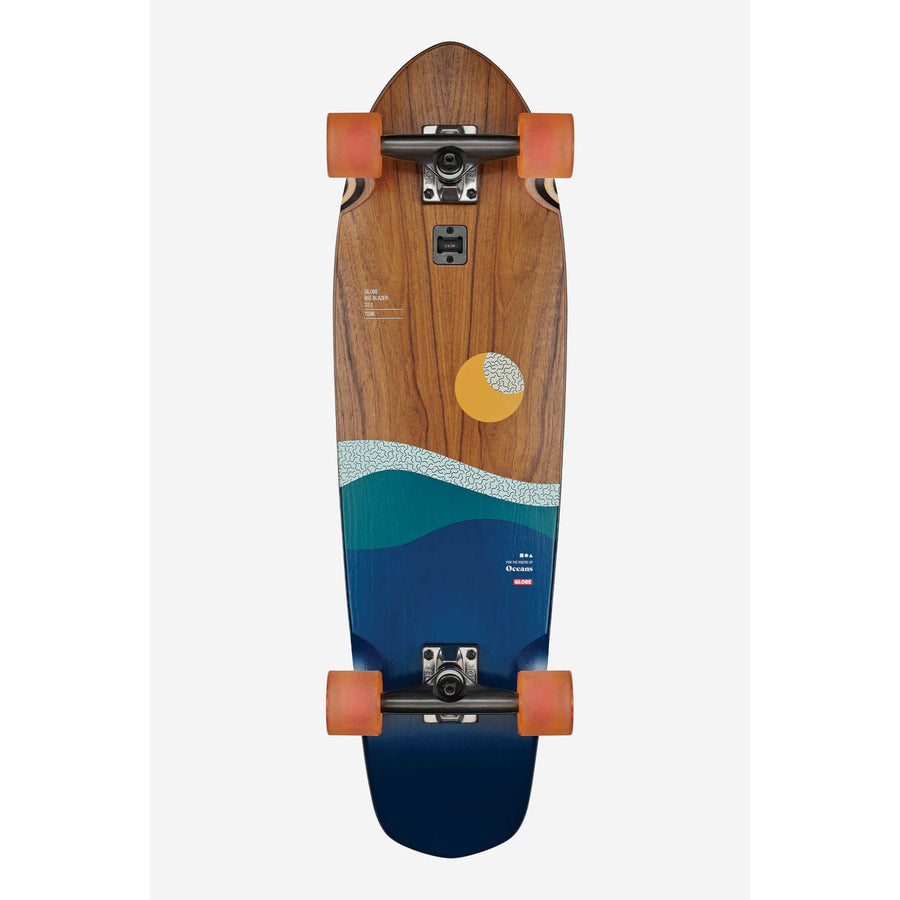 Globe Big Blazer Cruiser Skateboard - Teak / Oceans