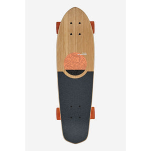 Globe Blazer 26" Cruiser Skateboard - White Oak / Concrete