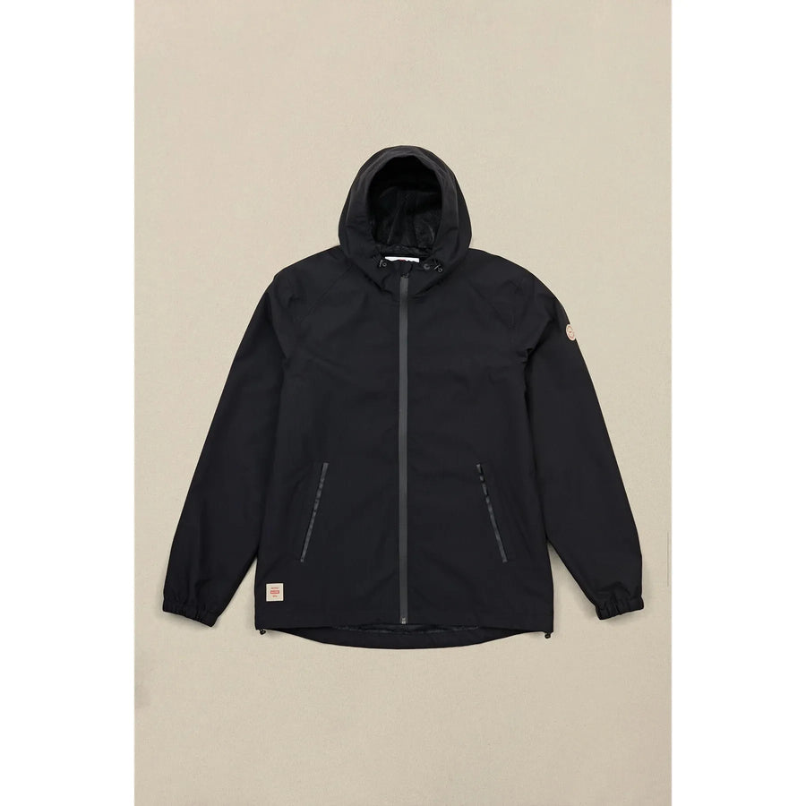 Globe Men s Breaker Spray Waterproof Rain Jacket Black Hiatus Store