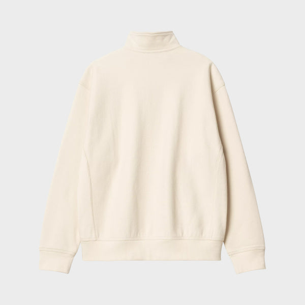 Carhartt Half Zip American Script Sweatshirt - Natural