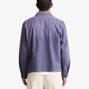 Rhythm Herringbone Sun Wash Jacket - Vintage Blue