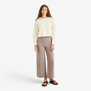 Rhythm Estelle Fluffy Crew Neck Knit - Cream