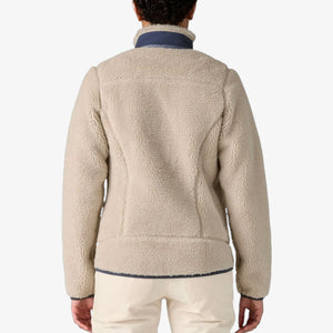 Patagonia Women's Classic Retro-X® Fleece Jacket - Natural With New Navy
