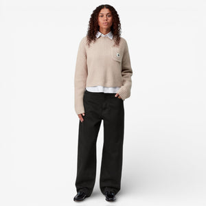 Carhartt Women's Brandon Pant 'Smith' - Black, Rinsed