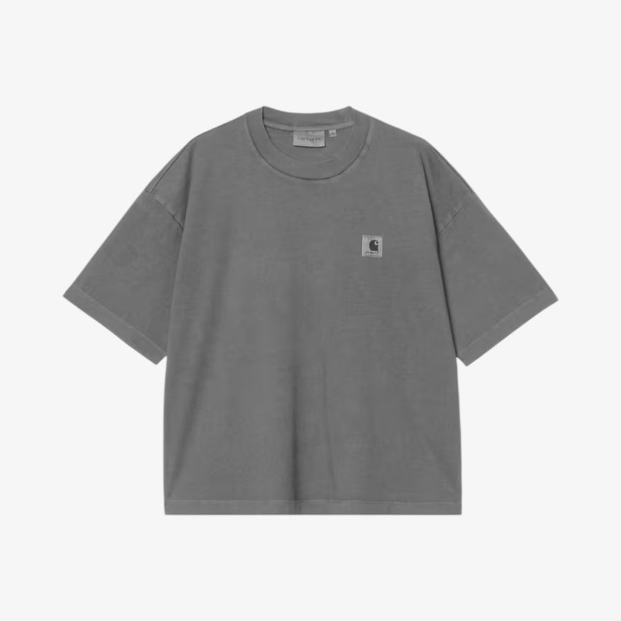 Carhartt Womens Short Sleeve Nelson T-Shirt - Black, Garment dyed