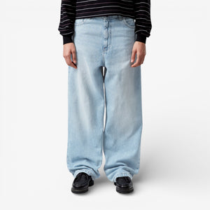 Carhartt Women's Brandon Pant 'Smith' - Blue, Heavy Worn Bleached