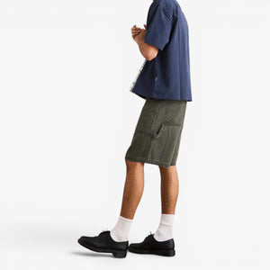 Rhythm Washed Canvas Short - Olive