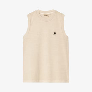 Carhartt Women's Nelson A-Shirt - Stone, Garment dyed