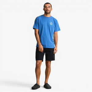 Rhythm Jaunt Vintage Short Sleeve T-shirt - Cobalt