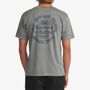 Katin Topanga Tee - Graphite Vintage Wash