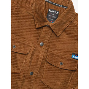 Kavu Petos Corduroy Shirt - Bronze Brown