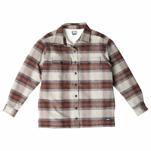 Kavu Women's Pinedrona Boyfriend Overshirt - Wood Bronze
