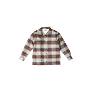 Kavu Women's Pinedrona Boyfriend Overshirt - Wood Bronze