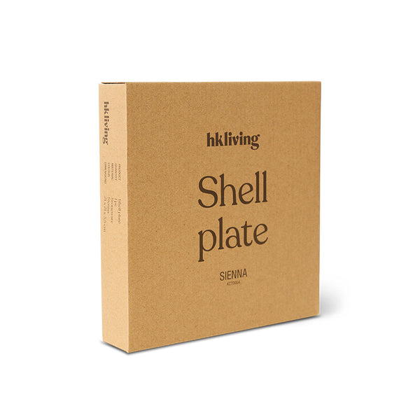 HKLIVING Shell plate - Sienna