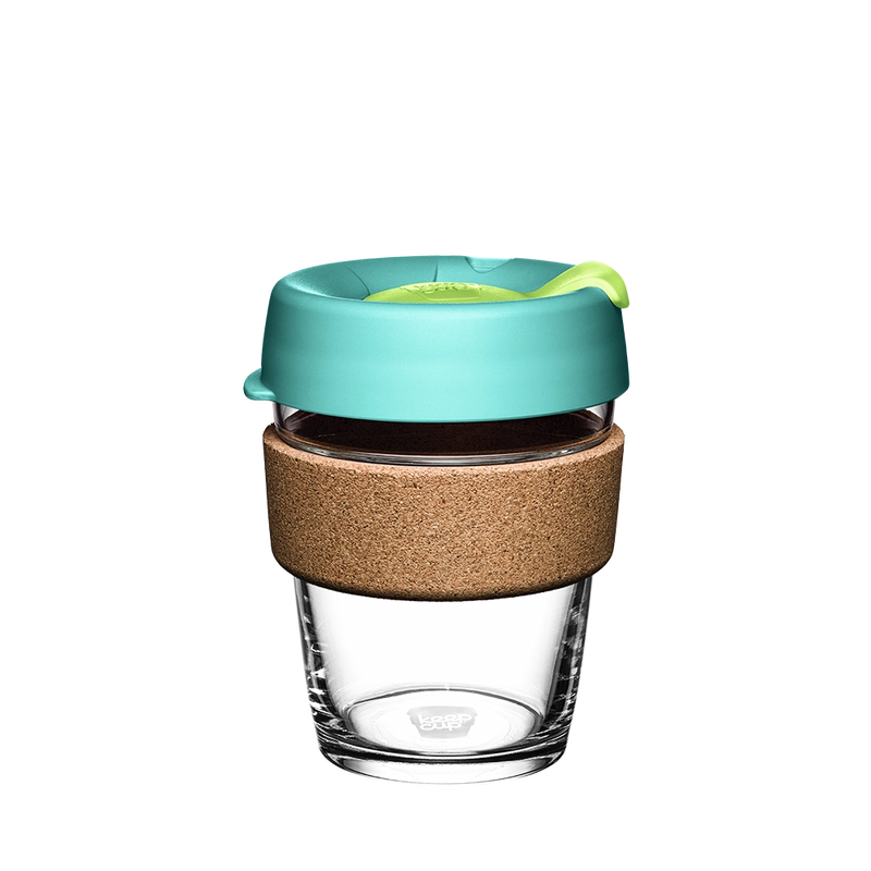 KeepCup Brew 12oz Reusable Coffee Cup - CORK Band - Matcha