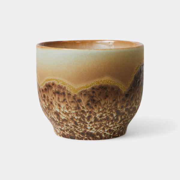 HKLiving 70s ceramics café cup - Shell
