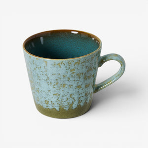 HKLiving 70s ceramics: cappuccino mug - verdigris