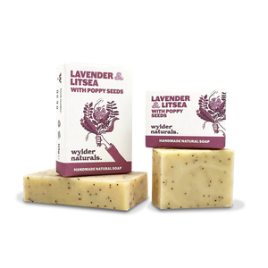Wylder Naturals Soaps - Lavender & Litsea with Poppy Seeds