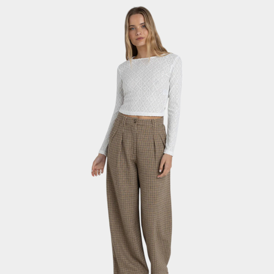 Rhythm Women's Charm Long Sleeve Top - White