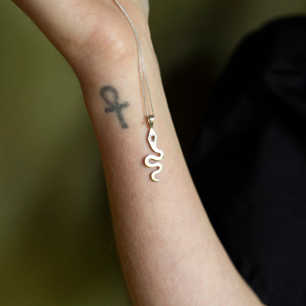 Lima-Lima Jewellery - Serpent Necklace - Eco Silver