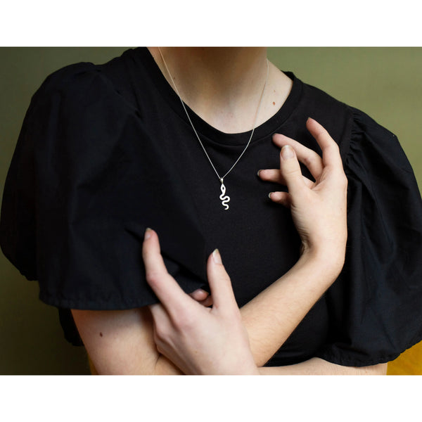 Lima-Lima Jewellery - Serpent Necklace - Eco Silver