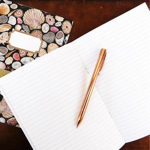 Bison Bindary - Mollusca Sea Shell A5 Recycled Notebook