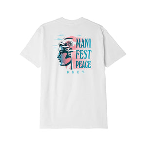 Obey Manifest Peace T-Shirt - White