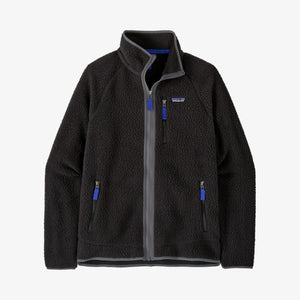 Patagonia Men's Retro Pile Fleece Jacket - Black / Forge Grey